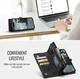 CaseMe 008 Apple iPhone 17e / 16e Hoesje 2-in-1 Book Case en Back Cover Zwart afbeelding 4