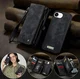 CaseMe 008 Apple iPhone 17e / 16e Hoesje 2-in-1 Book Case en Back Cover Zwart afbeelding 6