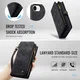 CaseMe 008 Apple iPhone 17e / 16e Hoesje 2-in-1 Book Case en Back Cover Zwart afbeelding 7
