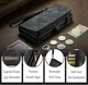 CaseMe 008 Apple iPhone 17e / 16e Hoesje 2-in-1 Book Case en Back Cover Zwart afbeelding 9