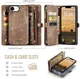 CaseMe 008 Apple iPhone 17e / 16e Hoesje 2-in-1 Book Case en Back Cover Bruin afbeelding 3