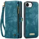 CaseMe 008 Apple iPhone 17e / 16e Hoesje 2-in-1 Book Case en Back Cover Blauw afbeelding 1