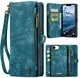CaseMe 008 Apple iPhone 17e / 16e Hoesje 2-in-1 Book Case en Back Cover Blauw afbeelding 2