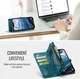 CaseMe 008 Apple iPhone 17e / 16e Hoesje 2-in-1 Book Case en Back Cover Blauw afbeelding 4