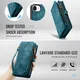 CaseMe 008 Apple iPhone 17e / 16e Hoesje 2-in-1 Book Case en Back Cover Blauw afbeelding 7