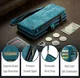 CaseMe 008 Apple iPhone 17e / 16e Hoesje 2-in-1 Book Case en Back Cover Blauw afbeelding 9