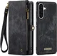 CaseMe 008 Samsung Galaxy A56 Hoesje 2-in-1 Book Case en Back Cover Zwart afbeelding 1