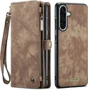 CaseMe 008 Samsung Galaxy A56 Hoesje 2-in-1 Book Case en Back Cover Bruin