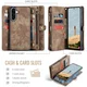 CaseMe 008 Samsung Galaxy A56 Hoesje 2-in-1 Book Case en Back Cover Bruin afbeelding 3