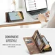 CaseMe 008 Samsung Galaxy A56 Hoesje 2-in-1 Book Case en Back Cover Bruin afbeelding 6