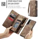 CaseMe 008 Samsung Galaxy A56 Hoesje 2-in-1 Book Case en Back Cover Bruin afbeelding 8