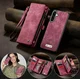 CaseMe 008 Samsung Galaxy A56 Hoesje 2-in-1 Book Case en Back Cover Rood afbeelding 7