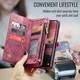 CaseMe 008 Samsung Galaxy A56 Hoesje 2-in-1 Book Case en Back Cover Rood afbeelding 9
