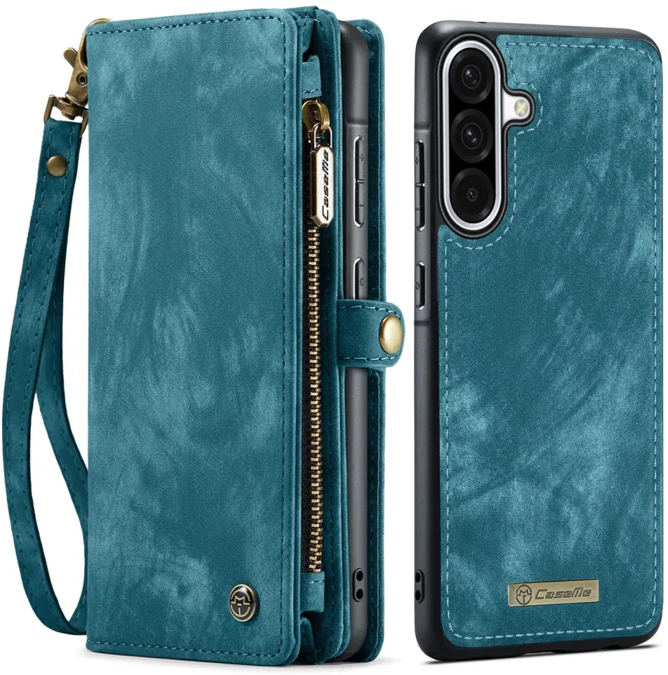 CaseMe 008 Samsung Galaxy A56 Hoesje 2-in-1 Book Case en Back Cover Blauw afbeelding 1