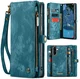 CaseMe 008 Samsung Galaxy A56 Hoesje 2-in-1 Book Case en Back Cover Blauw afbeelding 2