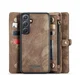 CaseMe 008 Samsung Galaxy A36 Hoesje 2-in-1 Book Case en Back Cover Bruin