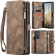 CaseMe 008 Samsung Galaxy A36 Hoesje 2-in-1 Book Case en Back Cover Bruin afbeelding 2