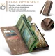 CaseMe 008 Samsung Galaxy A36 Hoesje 2-in-1 Book Case en Back Cover Bruin afbeelding 3