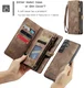 CaseMe 008 Samsung Galaxy A36 Hoesje 2-in-1 Book Case en Back Cover Bruin afbeelding 5