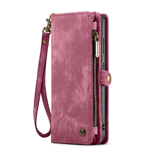 CaseMe 008 Samsung Galaxy A36 Hoesje 2-in-1 Book Case en Back Cover Rood afbeelding 11