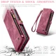 CaseMe 008 Samsung Galaxy A36 Hoesje 2-in-1 Book Case en Back Cover Rood afbeelding 4