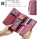 CaseMe 008 Samsung Galaxy A36 Hoesje 2-in-1 Book Case en Back Cover Rood afbeelding 5