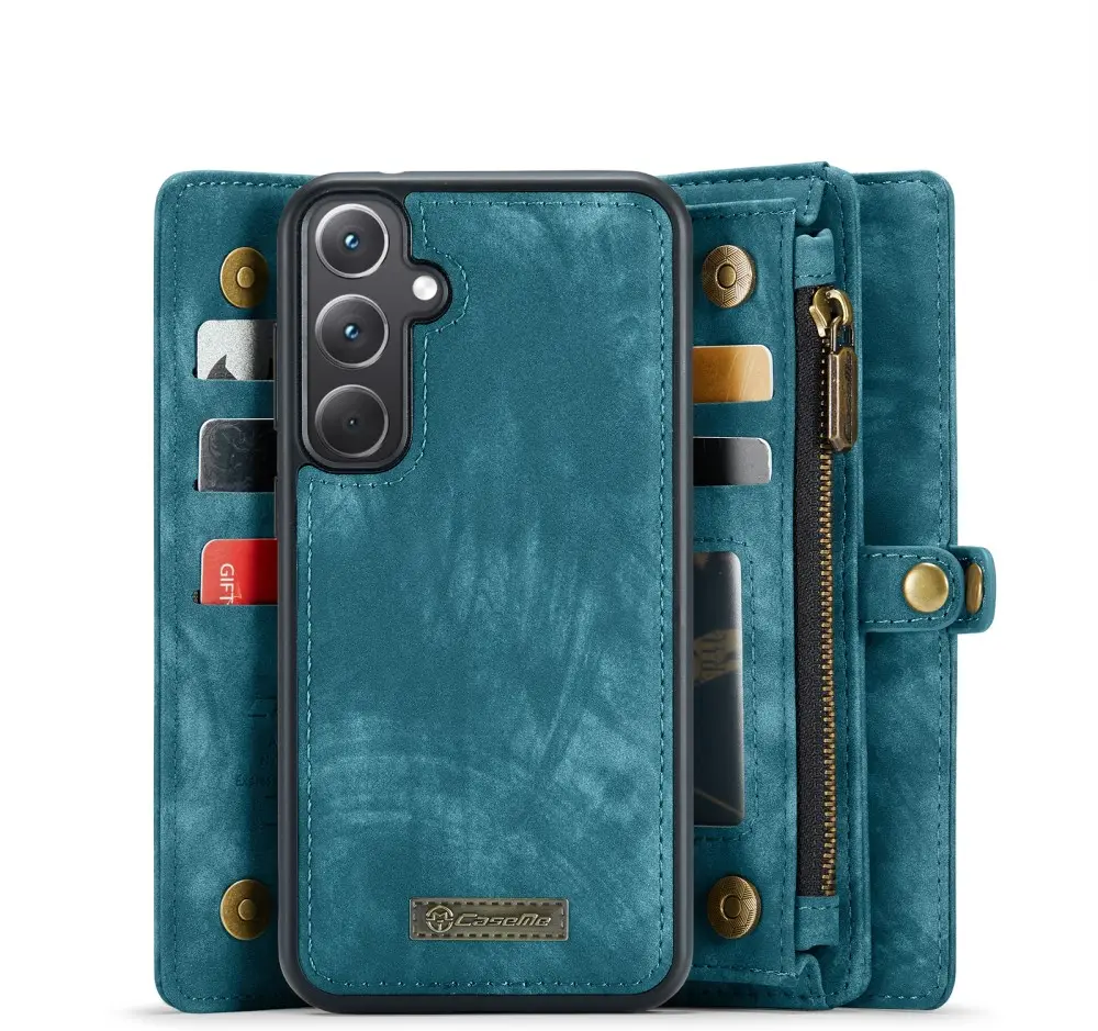 CaseMe 008 Samsung Galaxy A36 Hoesje 2-in-1 Book Case en Back Cover Blauw afbeelding 1