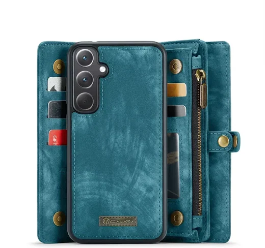 CaseMe 008 Samsung Galaxy A36 Hoesje 2-in-1 Book Case en Back Cover Blauw afbeelding 1