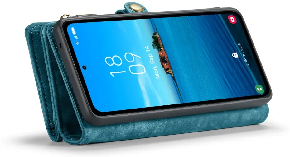 CaseMe 008 Samsung Galaxy A36 Hoesje 2-in-1 Book Case en Back Cover Blauw afbeelding 12