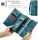 CaseMe 008 Samsung Galaxy A36 Hoesje 2-in-1 Book Case en Back Cover Blauw afbeelding 5