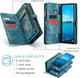 CaseMe 008 Samsung Galaxy A36 Hoesje 2-in-1 Book Case en Back Cover Blauw afbeelding 6