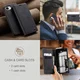 CaseMe 013 Apple iPhone 17e / 16e Hoesje Book Case met Standaard Zwart afbeelding 7