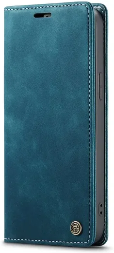 CaseMe 013 Apple iPhone 17e / 16e Hoesje Book Case met Standaard Blauw afbeelding 11