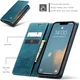 CaseMe 013 Apple iPhone 17e / 16e Hoesje Book Case met Standaard Blauw afbeelding 3