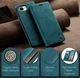 CaseMe 013 Apple iPhone 17e / 16e Hoesje Book Case met Standaard Blauw afbeelding 5