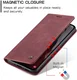 CaseMe 013 Samsung Galaxy A56 Hoesje Book Case met Standaard Rood afbeelding 3
