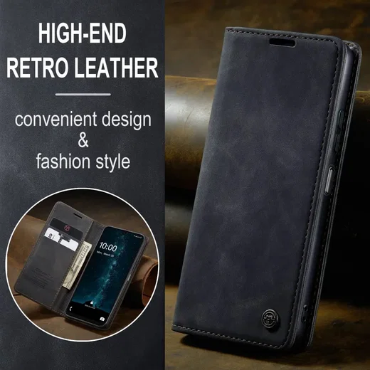 CaseMe 013 Samsung Galaxy A26 Hoesje Book Case met Standaard Zwart afbeelding 10