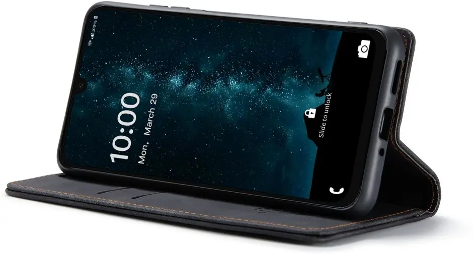 CaseMe 013 Samsung Galaxy A26 Hoesje Book Case met Standaard Zwart afbeelding 12