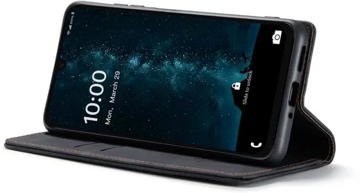 CaseMe 013 Samsung Galaxy A26 Hoesje Book Case met Standaard Zwart afbeelding 12