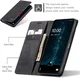 CaseMe 013 Samsung Galaxy A26 Hoesje Book Case met Standaard Zwart afbeelding 7