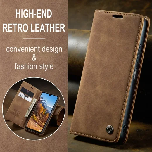 CaseMe 013 Samsung Galaxy A26 Hoesje Book Case met Standaard Bruin afbeelding 10