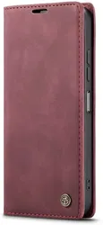 CaseMe 013 Samsung Galaxy A26 Hoesje Book Case met Standaard Rood afbeelding
