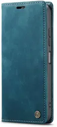 CaseMe 013 Samsung Galaxy A26 Hoesje Book Case met Standaard Blauw afbeelding