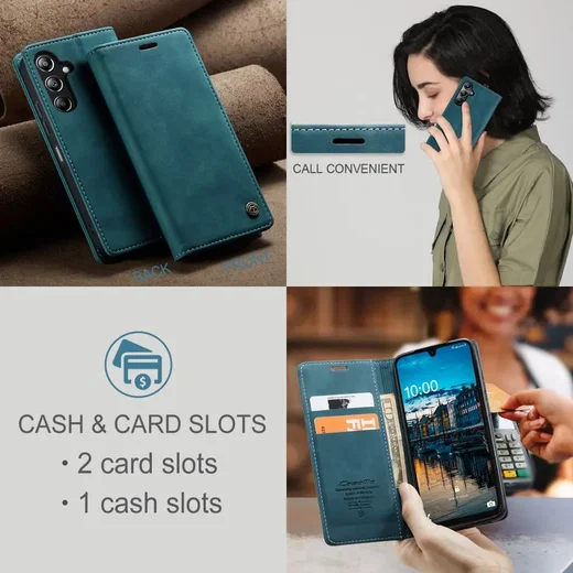 CaseMe 013 Samsung Galaxy A26 Hoesje Book Case met Standaard Blauw afbeelding 9