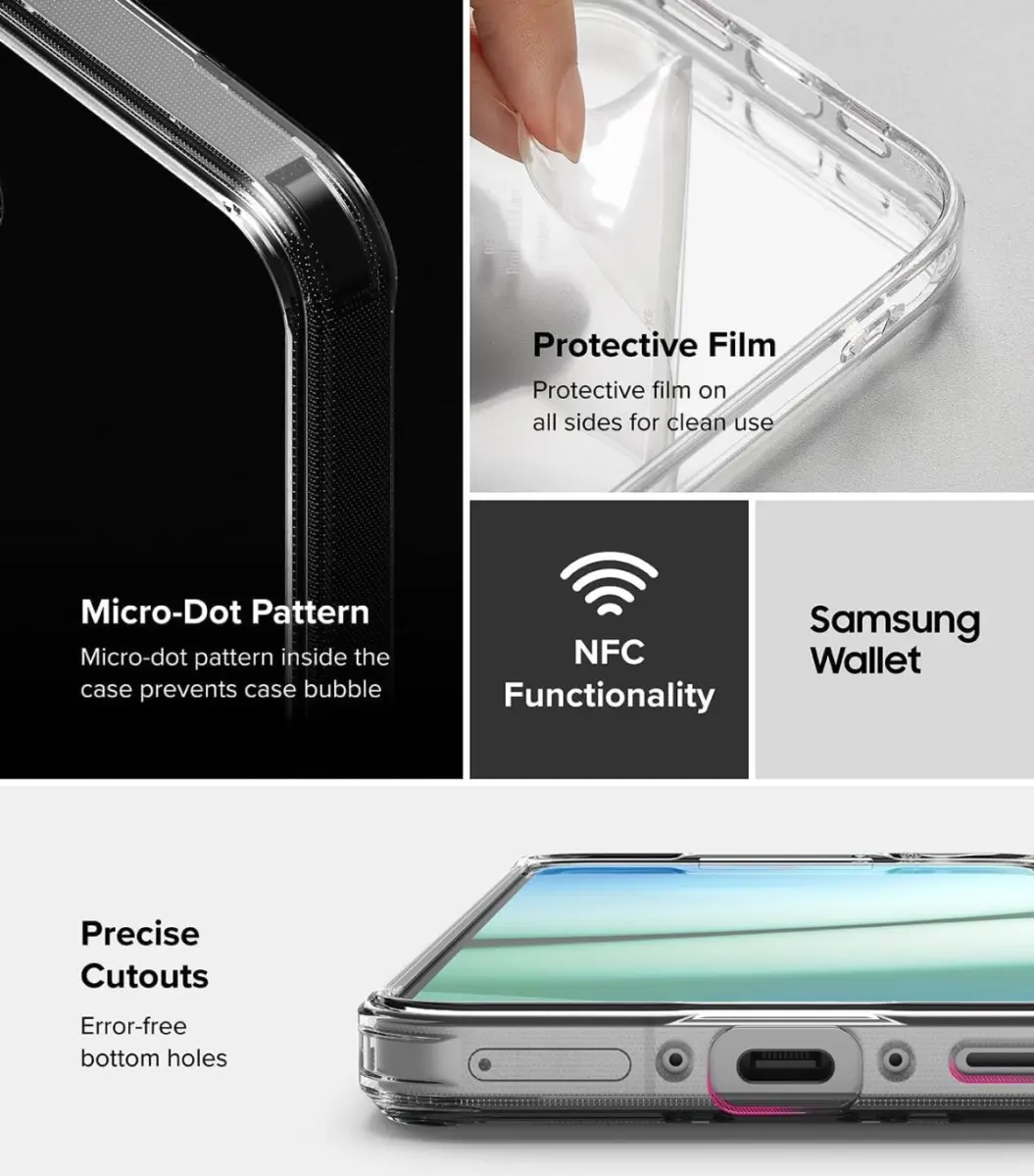 Ringke Fusion Samsung Galaxy A56 / A36 Hoesje Back Cover Transparant afbeelding 5