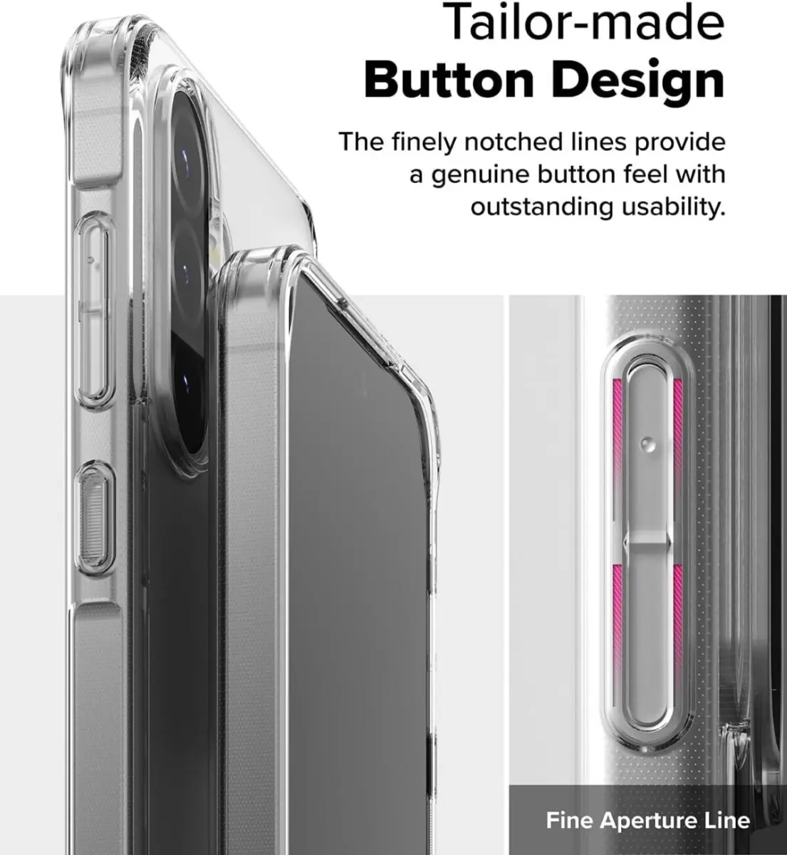 Ringke Fusion Samsung Galaxy A56 / A36 Hoesje Back Cover Matte Transparant afbeelding 8