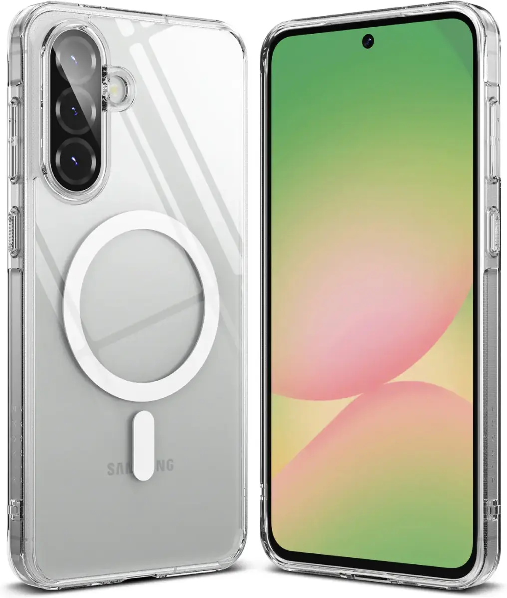 Ringke Fusion Magnetic Samsung Galaxy A56 / A36 Hoesje MagSafe Transparant afbeelding 2