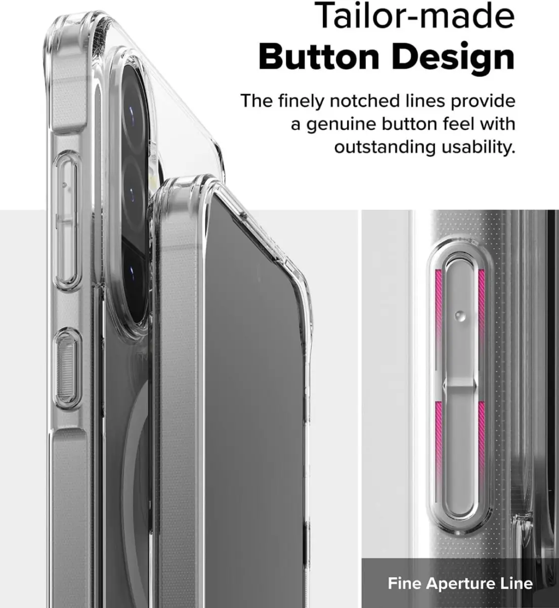 Ringke Fusion Magnetic Samsung Galaxy A56 / A36 Hoesje MagSafe Transparant afbeelding 7