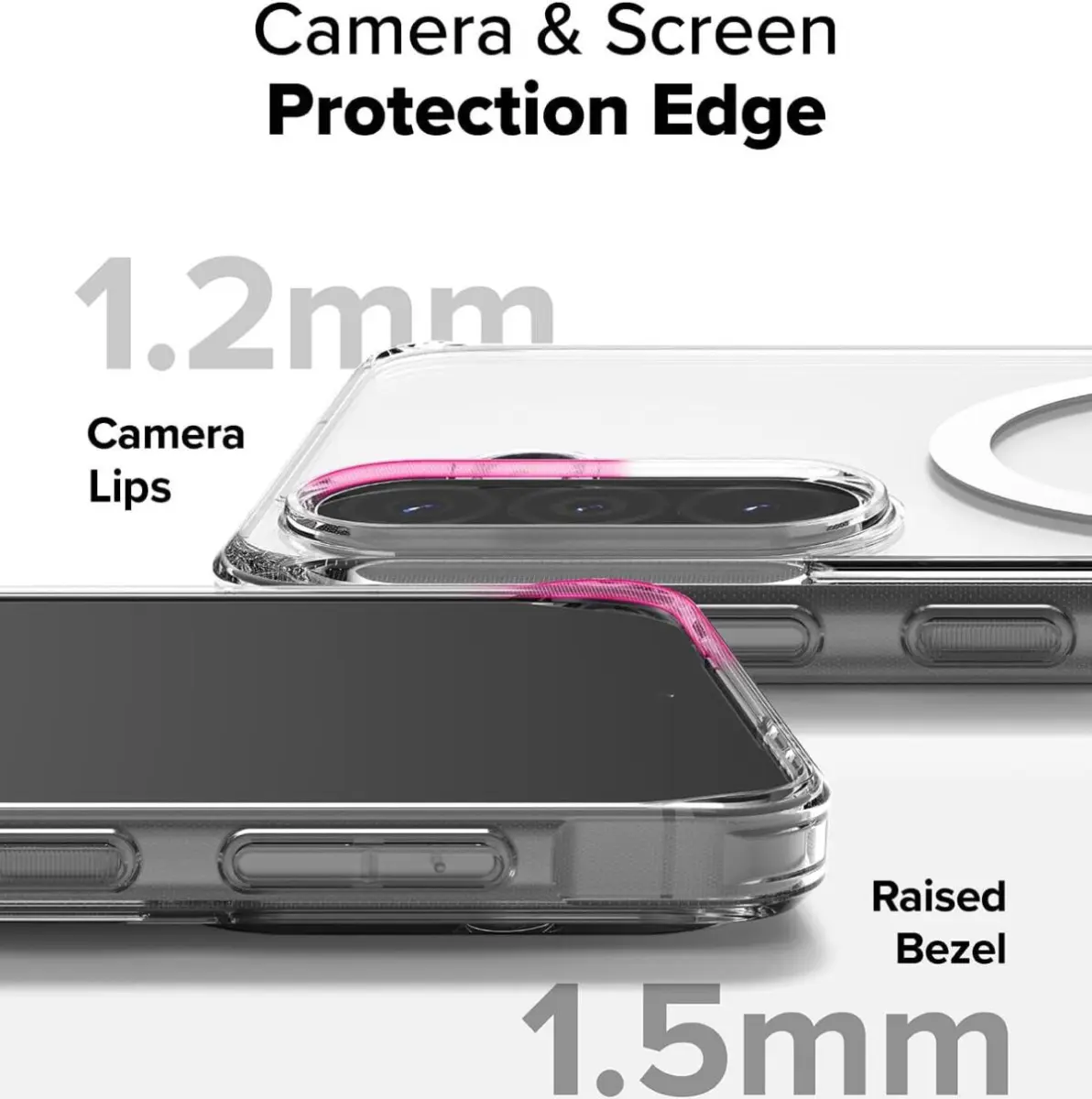 Ringke Fusion Magnetic Samsung Galaxy A56 / A36 Hoesje MagSafe Transparant afbeelding 8