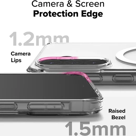 Ringke Fusion Magnetic Samsung Galaxy A56 / A36 Hoesje MagSafe Transparant afbeelding 8